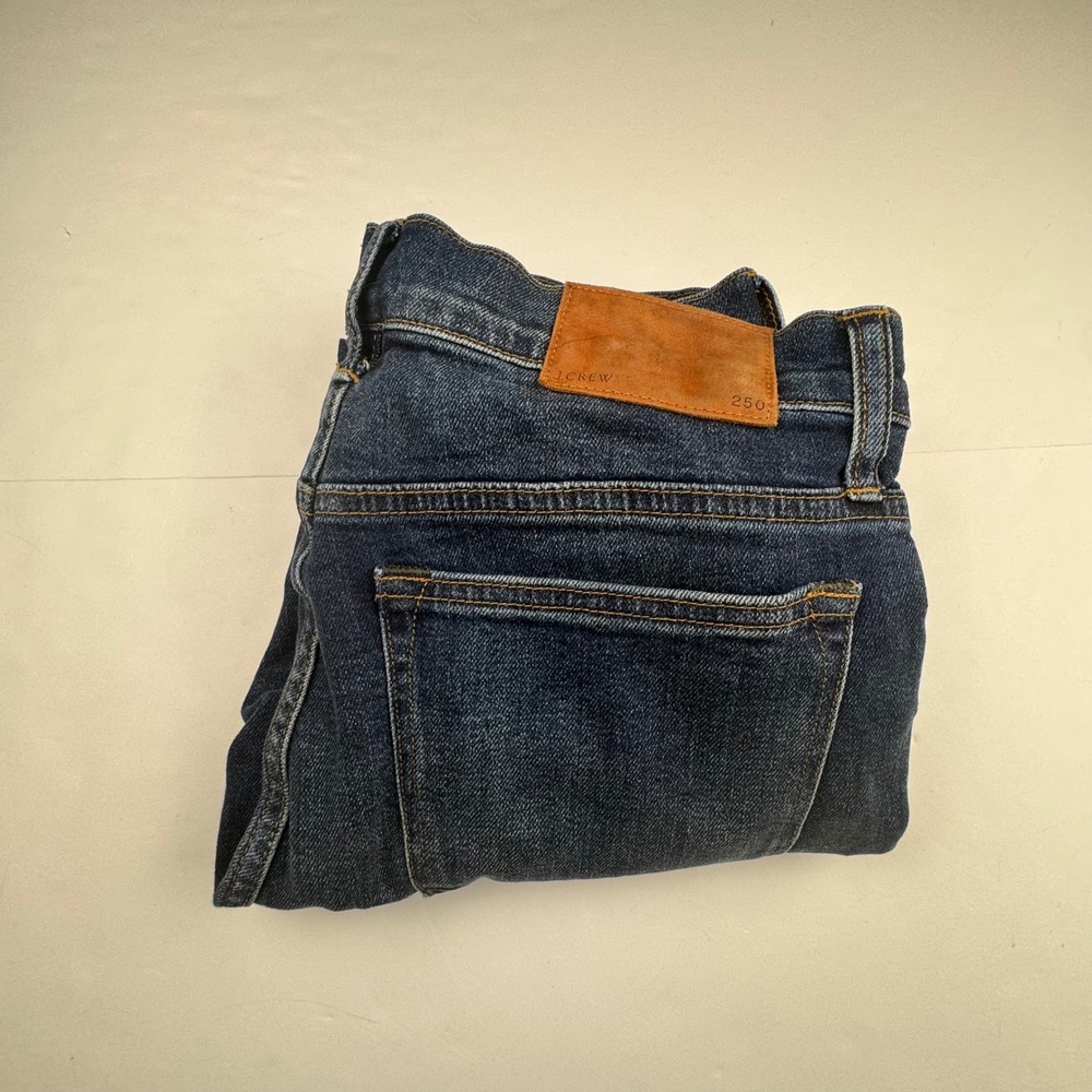 J.Crew Mens Jeans 31x32 Slim Kurabo Premium Japanese Denim Dark Wash Classic - Picture 13 of 13